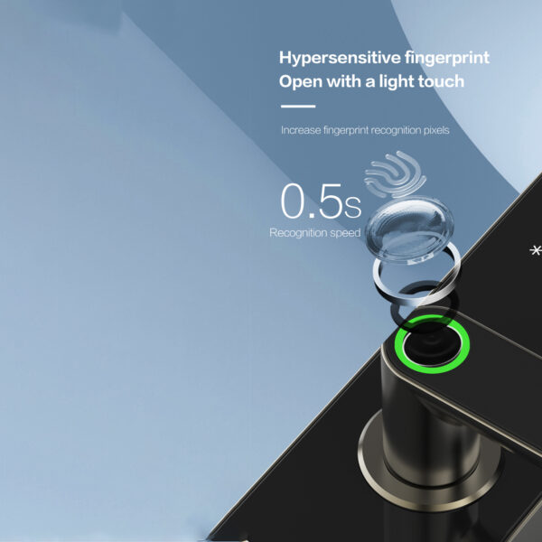 LD SMART Smart Lock Factory Wholesale Remote Control Lock Nfc Card Digital Password Tuya App Waterproof Fingerprint - 图片 3