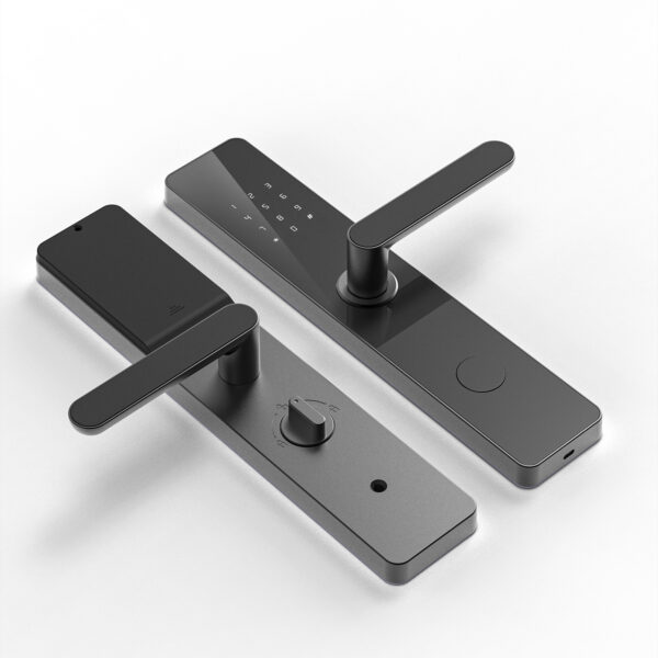LD SMART Hotel Smart Handle Lock Control De Accesos Tuya App Life Video Intercom Smart Door Lock With Wifi - 图片 2