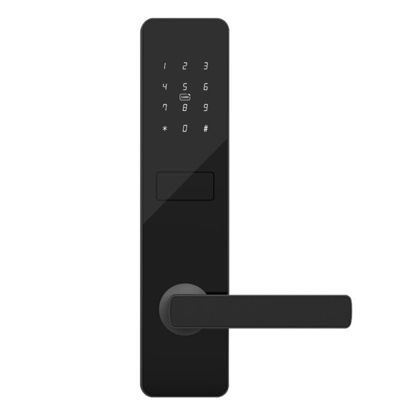 LD SMART Cerradura Inteligente Entry Biometric Digital Hotel Gate Door Handle Wifi Tuya Smart Handle Fingerprint Door Lock