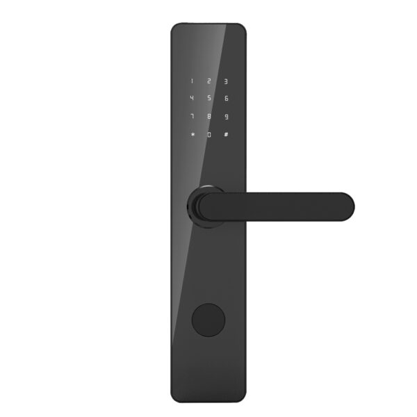 LD SMART Hotel Smart Handle Lock Control De Accesos Tuya App Life Video Intercom Smart Door Lock With Wifi