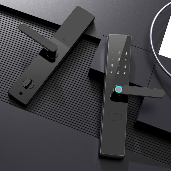 LD SMART New Design Smart Electric Digital Door Lock Waterproof Tuya Ttlock Wifi Bluetooth Locks Fingerprint Smart Lock - 图片 4